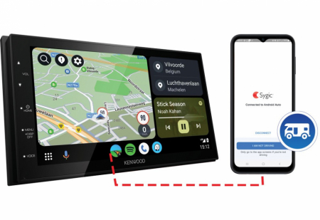 Kenwood DMX5020BTSCAMPER, bilstereo til bobil med CarPlay og 6.8