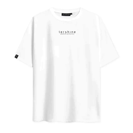 Tershine Oversized T-skjorte, hvit, XX-large i gruppen Billyd / Tilbehør / Merchandise hos BRL Electronics (184OSTSHIRTV2XL)