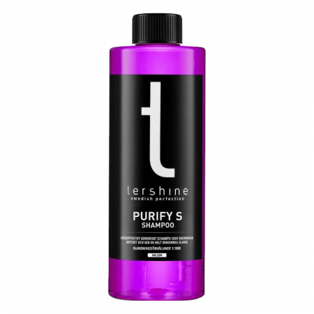 Tershine Purify S - Shampoo, keramisk shampoo, bringebær 500 ml i gruppen Billyd / Bilpleie / Bilschampo hos BRL Electronics (184PUS500H)