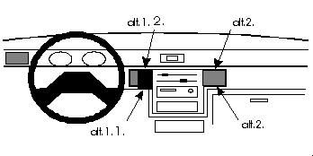 ProClip Monteringsbøyle Mitsubishi L200/Pick Up 92-96, Sentrert i gruppen Billyd / Hva passer i min bil  / Mitsubishi hos BRL Electronics (240851908)