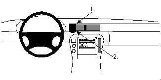 ProClip Monteringsbøyle Lexus SC Serie 92-00, Sentrert i gruppen Billyd / Hva passer i min bil  / Lexus hos BRL Electronics (240852244)