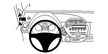 ProClip Monteringsbøyle Honda Fit/Honda Jazz 09-14 i gruppen Billyd / Hva passer i min bil / Honda hos BRL Electronics (240HONFIT09PROC)