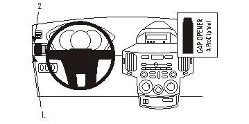 ProClip Monteringsbøyle Mitsubishi Endeavor 04-09 i gruppen Billyd / Hva passer i min bil / Mitsubishi hos BRL Electronics (240MITEND04PROC)