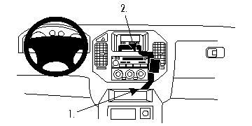 ProClip Monteringsbøyle Mitsubishi Pajero 00-06 i gruppen Billyd / Hva passer i min bil  / Mitsubishi hos BRL Electronics (240MITPAJ00PROC)