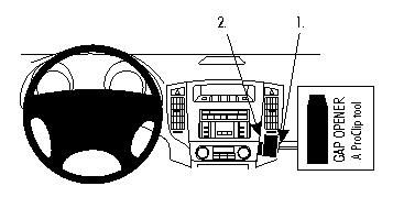 ProClip Monteringsbøyle Mitsubishi Pajero 07-19 i gruppen Billyd / Hva passer i min bil  / Mitsubishi hos BRL Electronics (240MITPAJ07PROC)