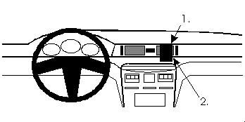 ProClip Monteringsbøyle Mitsubishi Sigma 91-96 i gruppen Billyd / Hva passer i min bil  / Mitsubishi hos BRL Electronics (240MITSIG91PROC)