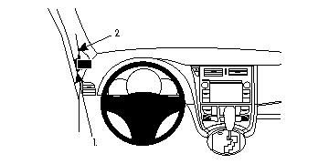 ProClip Monteringsbøyle Subaru Trezia 11-14 i gruppen Billyd / Hva passer i min bil  / Subaru hos BRL Electronics (240SUBTRE11PROC)