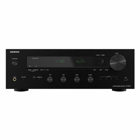 Onkyo TX-8470 stereoförstärkare med nätverk, HDMI & mer, svart i gruppen Lyd til hjemmet / Forsterkere / Stereoforsterker hos BRL Electronics (350TX8470)