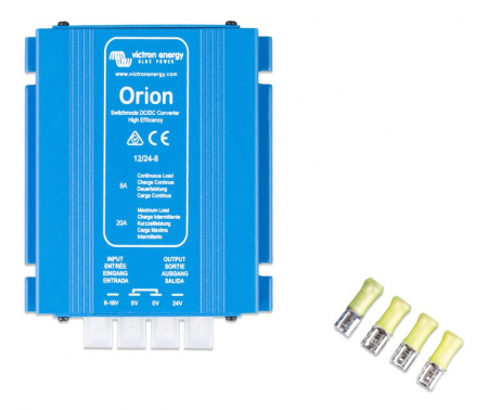 Victron Orion DC-DC-omformer, 12V inn 24V ut, 8A i gruppen Billyd / Tilbehør / Batteriladere hos BRL Electronics (421VO12248)