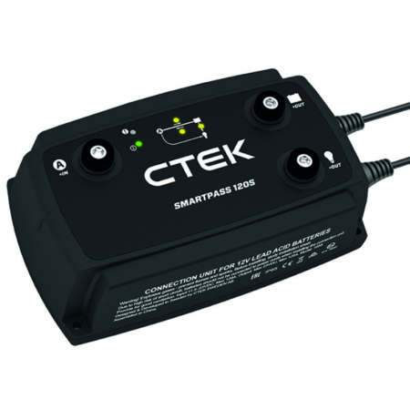 CTEK Smartpass 120S, avansert strømdistributør i gruppen Billyd / Tilbehør / Batteriladere hos BRL Electronics (42240289)