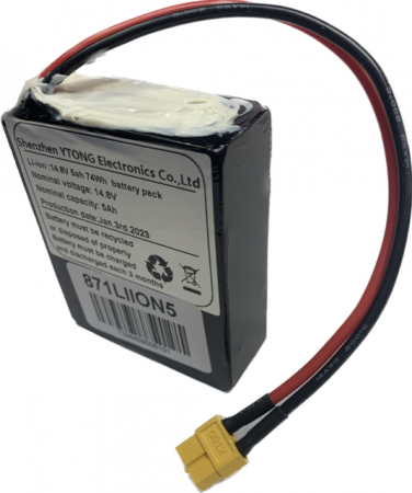 Li-ion batteri 16,8volt 5Ah med BMS i gruppen Billjud / LED-Belysning / Enduro / Batteri hos BRL Electronics (871LIION5)