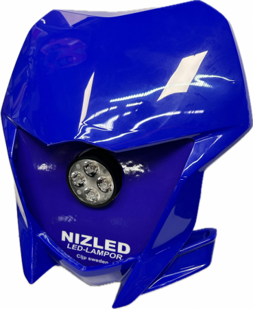 Singel lampkåpa 40w Yamaha YZ/WR 2019-2024, blå, varmvit, 1xE40F5K i gruppen Billyd / LED-Belysning / Enduro / Lampeskjermer hos BRL Electronics (871YAMB19E40F15K)