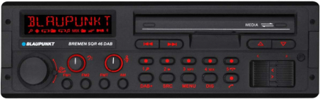 Blaupunkt Bremen SQR 46 DAB, retro bilstereo med Bluetooth og DAB i gruppen Billyd / Bilstereo / 1-din spiller hos BRL Electronics (873BREMENSQR46DAB)