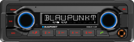 Blaupunkt Dublin 112 BT, robust bilstereo med Bluetooth i gruppen Billyd / Bilstereo / 1-din spiller hos BRL Electronics (873DUBLIN112BT12V)