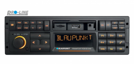 Blaupunkt Frankfurt RCM 82 DAB, retro bilstereo med Bluetooth og DAB i gruppen Billyd / Bilstereo / 1-din spiller hos BRL Electronics (873FFRCM82DAB)