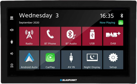 Blaupunkt Rotterdam 600 DAB, bilstereo med CarPlay/Android Auto i gruppen Billyd / Bilstereo / 2-din spiller hos BRL Electronics (873ROTTERDAM600DAB)