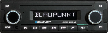 Blaupunkt Skagen 400 DAB, retro bilstereo med Bluetooth og DAB+ i gruppen Billyd / Bilstereo / 1-din spiller hos BRL Electronics (873SKAGEN400DAB)