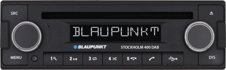 Blaupunkt Stockholm 400 DAB, retro bilstereo med Bluetooth og DAB+ i gruppen Billyd / Bilstereo / 1-din spiller hos BRL Electronics (873STOCKHOLM400DAB)