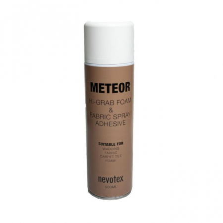 Nevotex Meteor spraylim, 500 ml i gruppen Billyd / Tilbehør /  Byggematerialer / Matter og høytalermateriale hos BRL Electronics (9506570095)