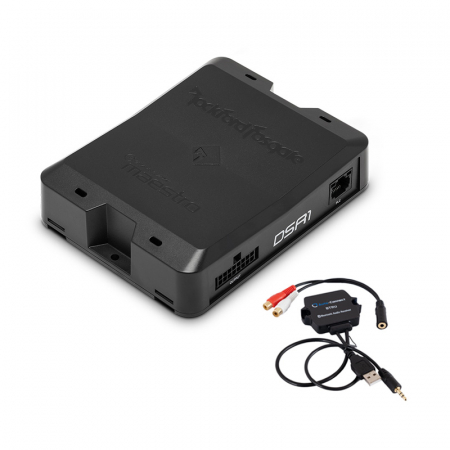 Rockford Fosgate DSR1 & AUX- til Bluetooth-adapter, prosessorpakke i gruppen Billyd / Forsterker / Lydprosessorer/DSP hos BRL Electronics (SETDSR1PKT1)