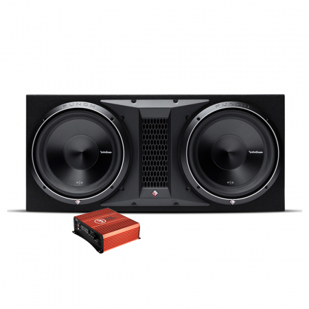 Rockford Fosgate P3-2X12 & Bass Habit SPL ELITE 2100.1DF, baspakke i gruppen Pakkeløsninger / Pakker for bilen / Basspakker hos BRL Electronics (SETP22X12SE2000)