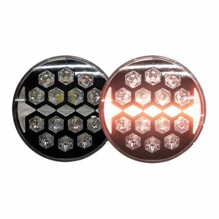 2-pakk NIZLED R140DRL, 9 tommer / 22 cm ekstralys med DRL, 140W i gruppen Billyd / LED-Belysning / LED-lamper / Ekstralys hos BRL Electronics (SETR140DRLX2)