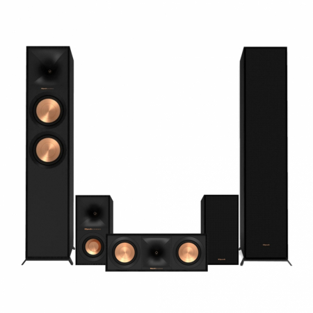 Klipsch Reference R-600F 5.0 høyttalerpakke, svart i gruppen Pakkeløsninger / Pakker for hjemmet / Høyttalerpakker hos BRL Electronics (SETR600FPKT2)