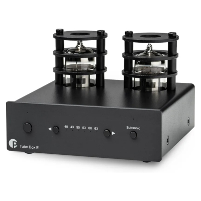 Pro-Ject Tube Box E RIAA-forforsterker, svart