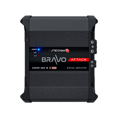 Stetsom BRAVO ATTACK 3000 1 Ohm, fullregister monoblokk