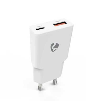 Nedis WCH-A20 GaN-vegglader 20 Watt, hvit