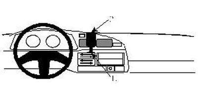 ProClip Monteringsbøyle Toyota LandCruiser Hg 80 91-94, Sentrert