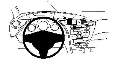 ProClip Monteringsbøyle Honda Civic 12-15, Sentrert