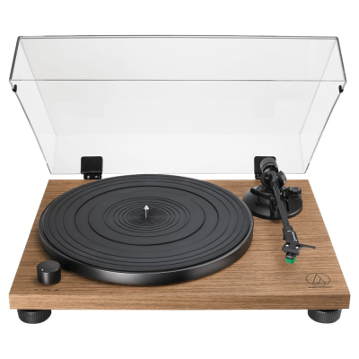 Audio-Technica AT-LPW40WN platespiller med AT-VM95E-pickup, valnøtt