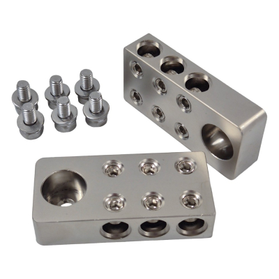 Custom Electro Power Blocks batteriterminaler, par