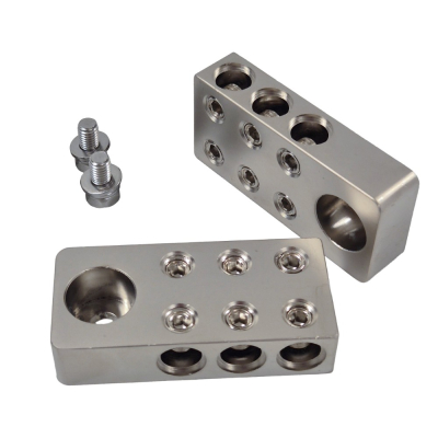 Custom Electro Power Blocks batteriterminaler, par