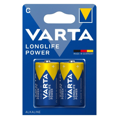 Varta Longlife Power C, alkaliske batterier 2-pack