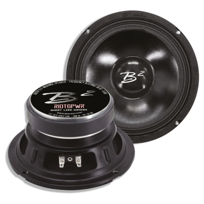 B2 Audio RIOT6PWR, 6.5 tommer midbass/mellomtone, par
