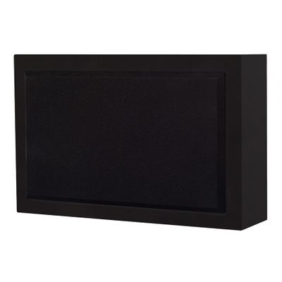 DLS Flatsub 8.2 vegghengbar aktiv subwoofer, matt svart