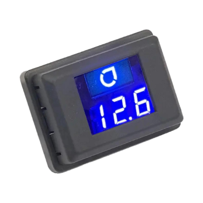 Auto-Connect blå voltmeter