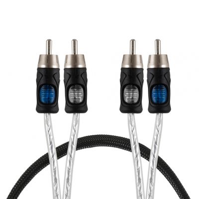 Auto-Connect 2-kanals lavnivåkabel 1 meter, Level 3