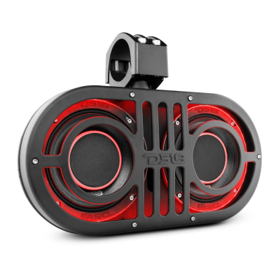 DS18 JVOCE, 2x6.5 tommers værbestandig lydplanke med LED