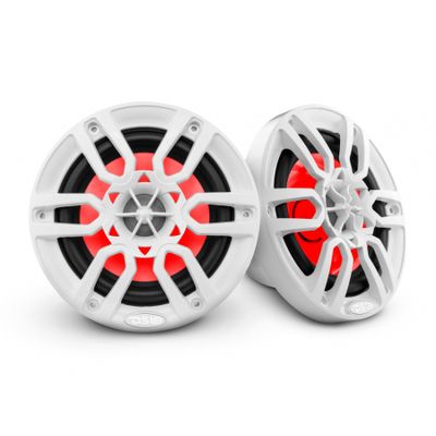 DS18 NXL-6, hvite 6.5 tommers marinehøyttalere med LED, par