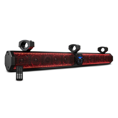 DS18 SB37BTXRGB, 37-tommers værbestandig lydplanke med Bluetooth, USB og RGB