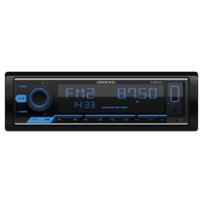 Onkyo X-QF610, Bluetooth-bilstereo med 2 par lavnivåutganger