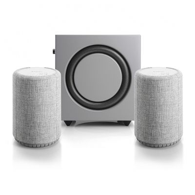 Audio Pro A10 & Addon C-Sub 2.1 högtalarpaket, ljusgrå