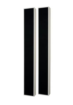 2-pakke DLS Flatbox Slim XL on-wall høyttalere, matt hvit
