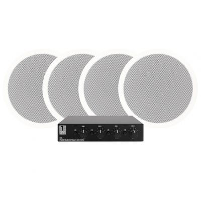 2 par DLS IC611, 6.5” innebygd høyttalere & System One SC4B