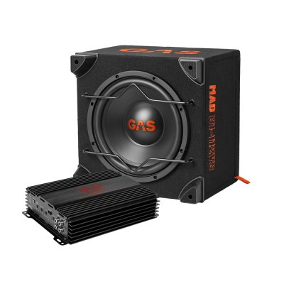 GAS MAD B1-112VS basspakke med Bass Habit RA2000W