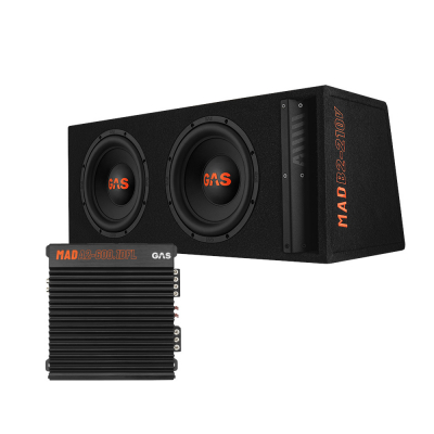 GAS MAD B2-210V 2x10 tommer & MAD A2-600.1DFL, basspakke