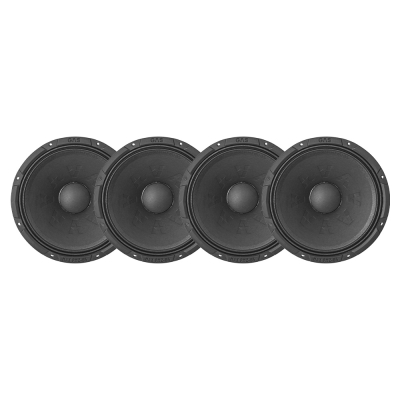 4-pakning GAS MAX PM2-84, 8 tommers midbass/mellomtone